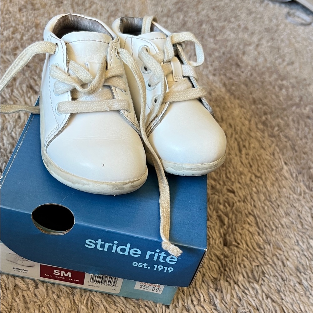 Stride Rite White Baby Walkers